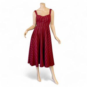 ReVamp Vintage Red Wool Suzette Dress * Medium